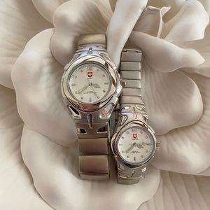 NWOT- Swiss His and Her Watch Set